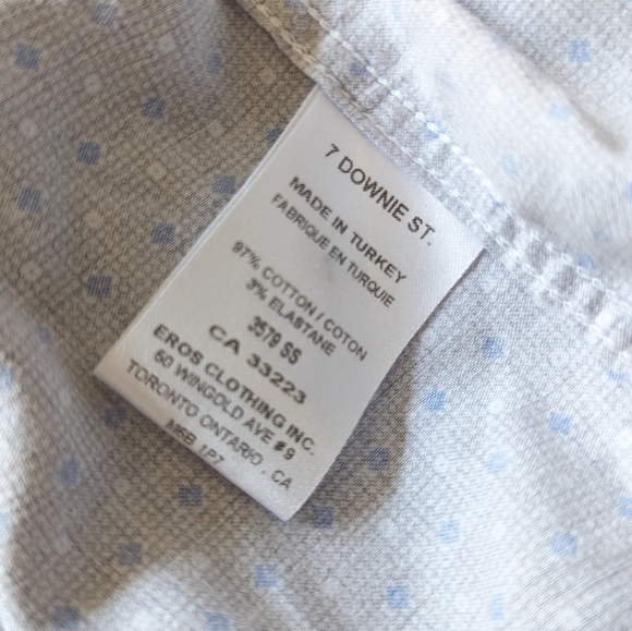 7 Downie St button up short sleeve shirt, size UK 4 , Medium. - Picture 8 of 9